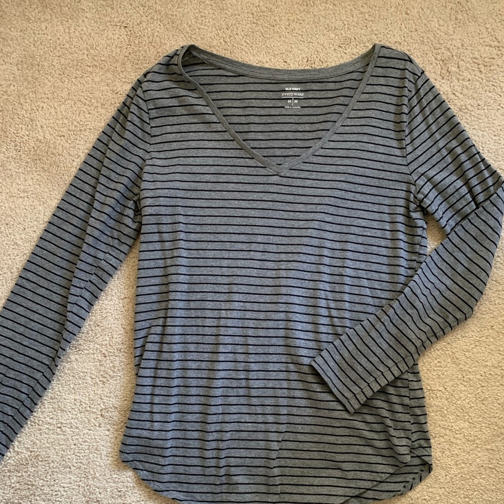 Old Navy Stripped Long Sleeve Top